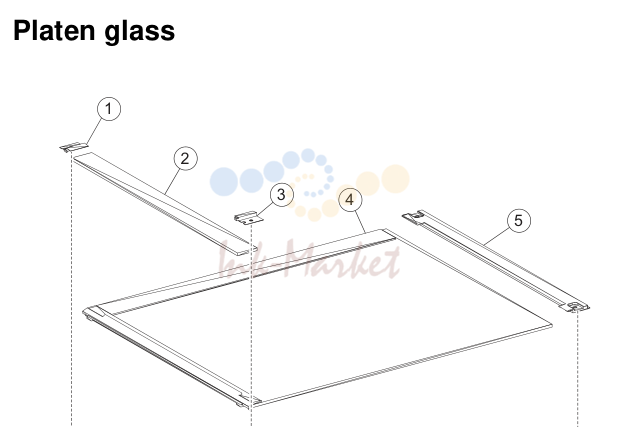Platen glass