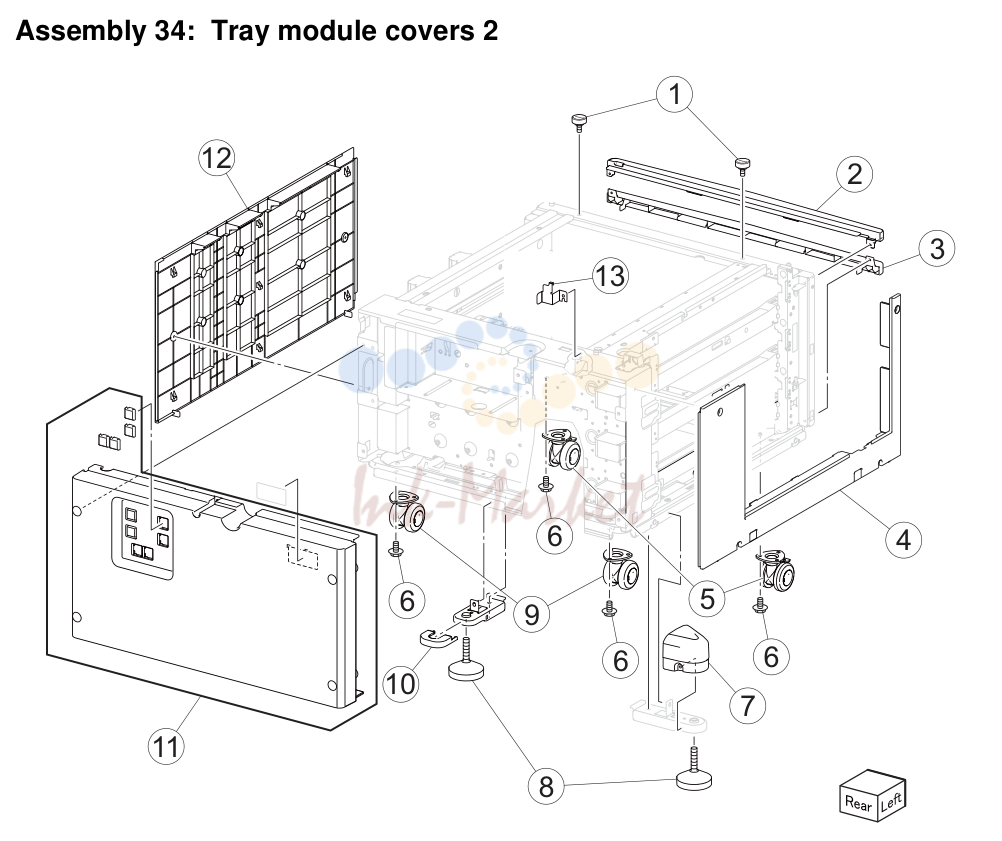 лоток module covers 2