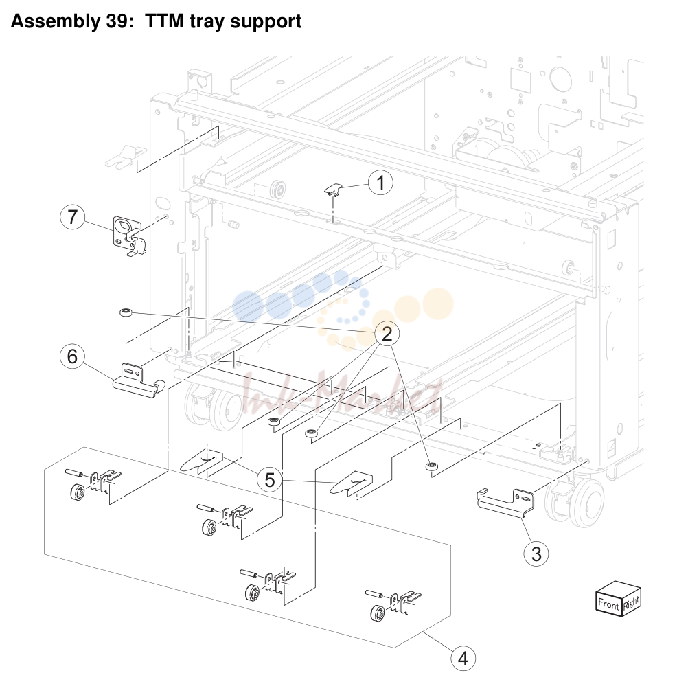 TTM tray support