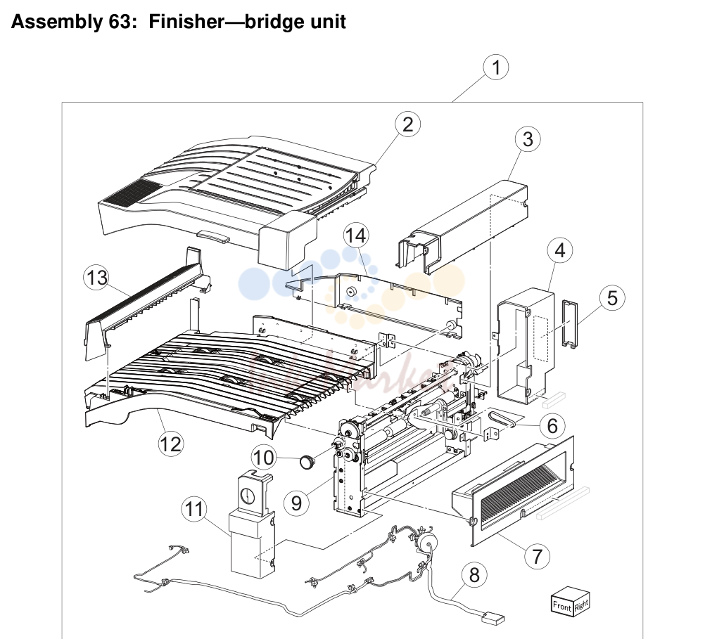 Finisher—bridge unit