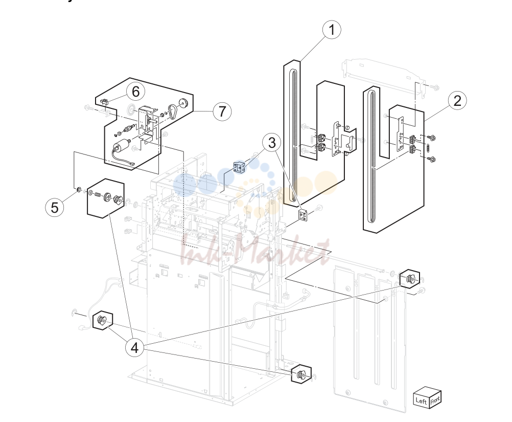 Finisher—stacker bin lift