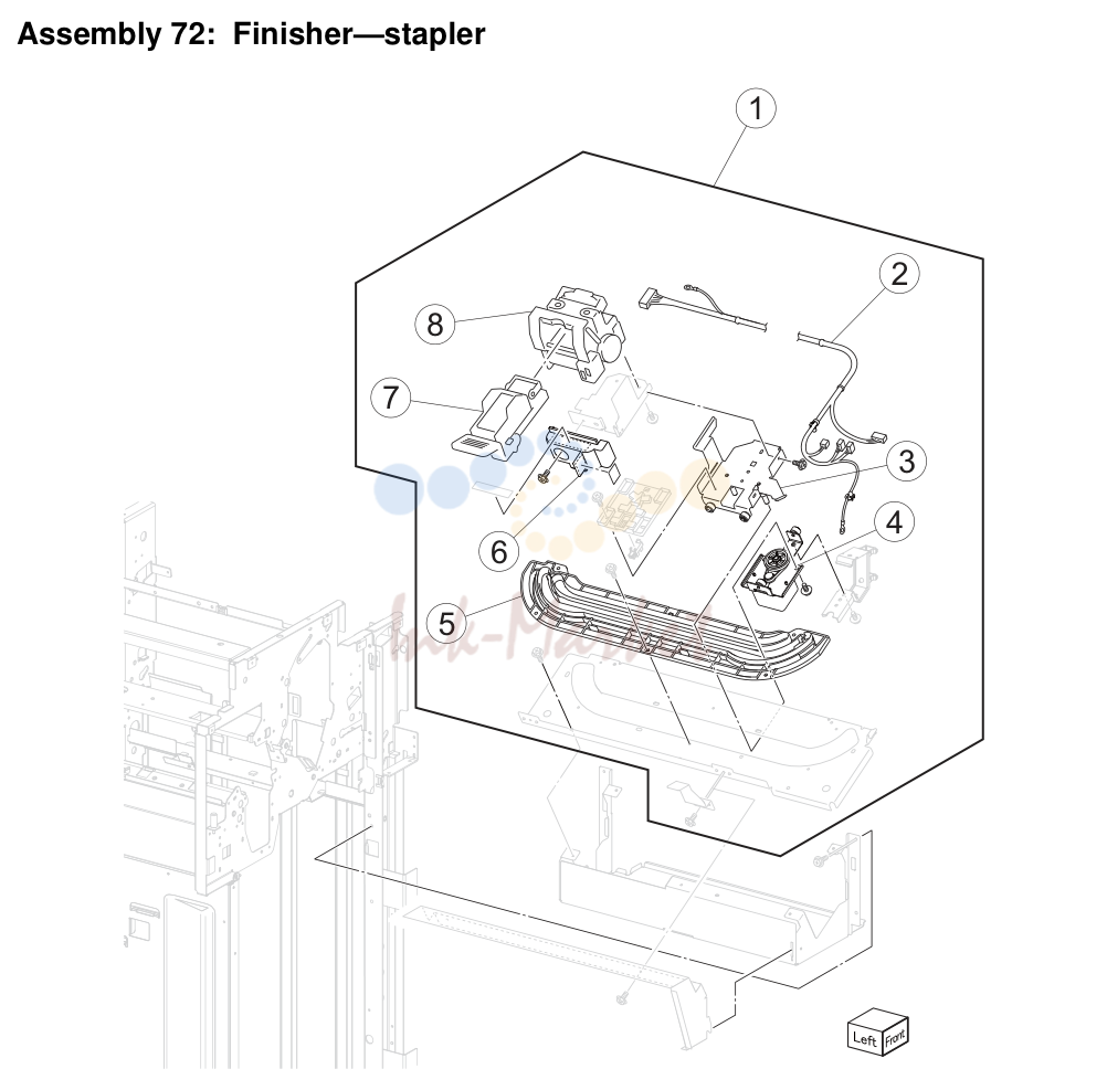 Finisher—stapler