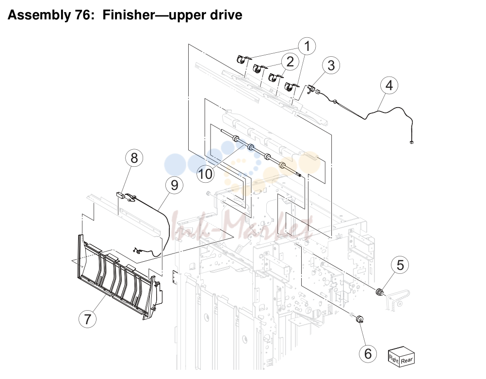 Finisher—upper drive