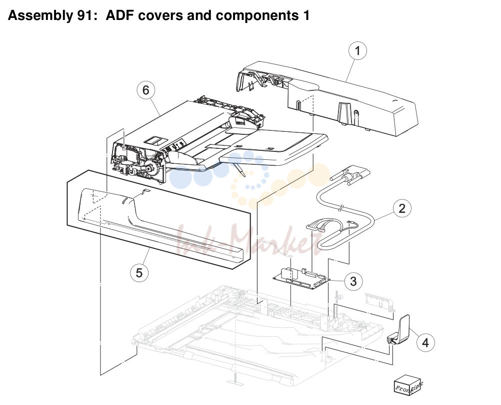 ADF covers and components 1