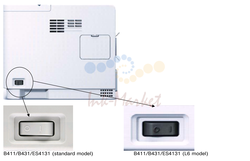 1. NOTE: B411/B431/ES4131 MODELS ONLY
