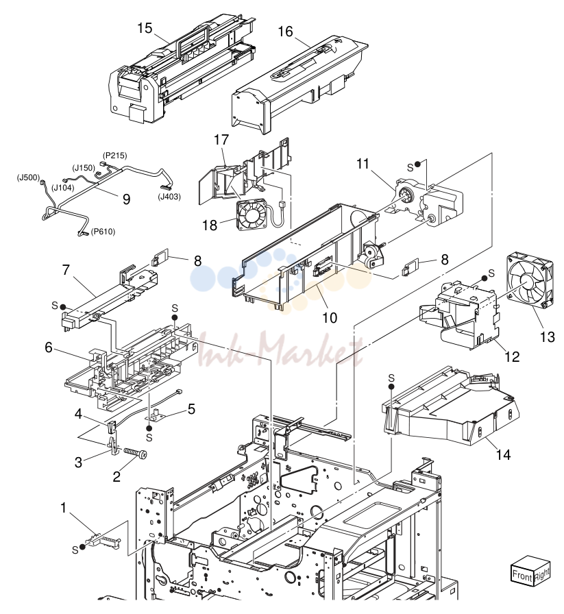 PL5.1 ROS & CRU & Toner Dispense
