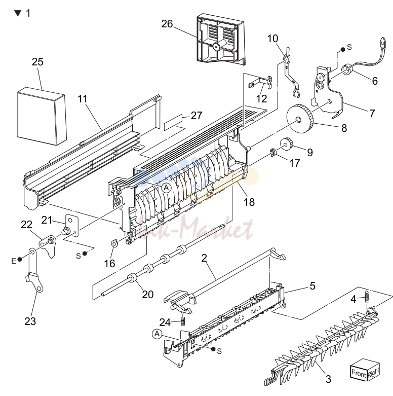 PL24.1 L/H Upper Chute Assembly