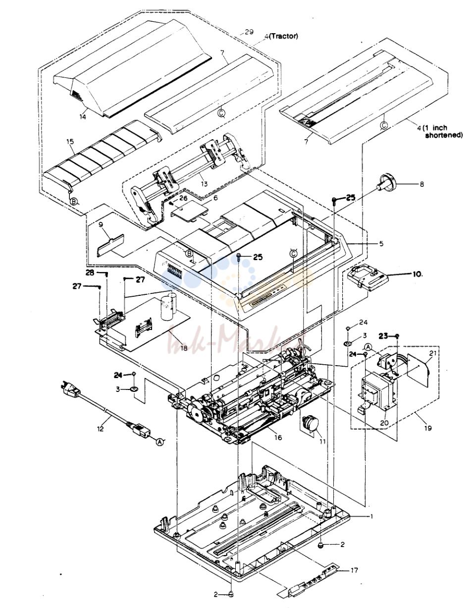 1. Figure 1 Printer Unit