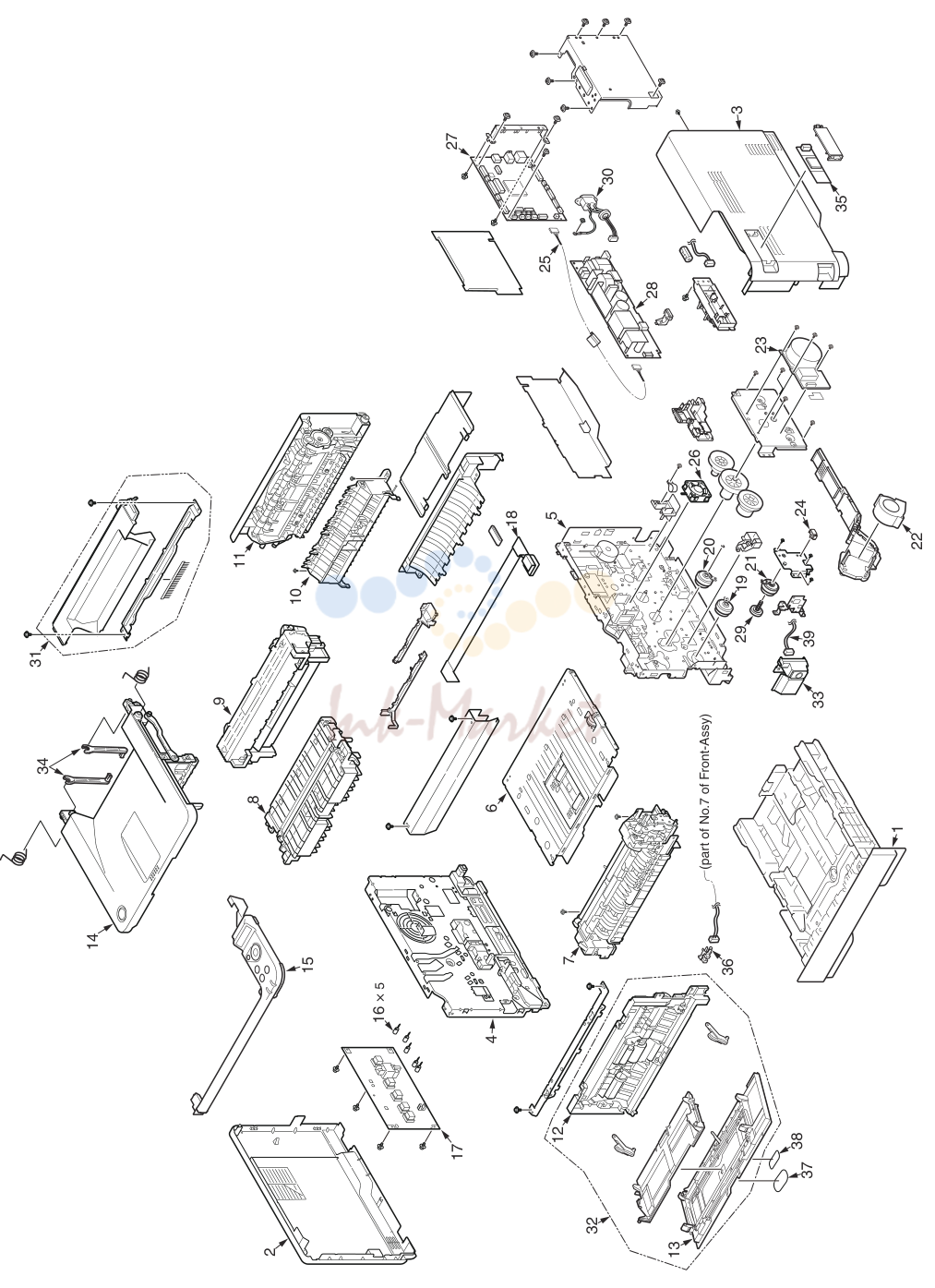 1. Printer Unit(B412/B432/ES4132)