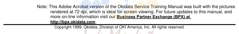 1. Service Guide - OKICOLOR8 Page: 1