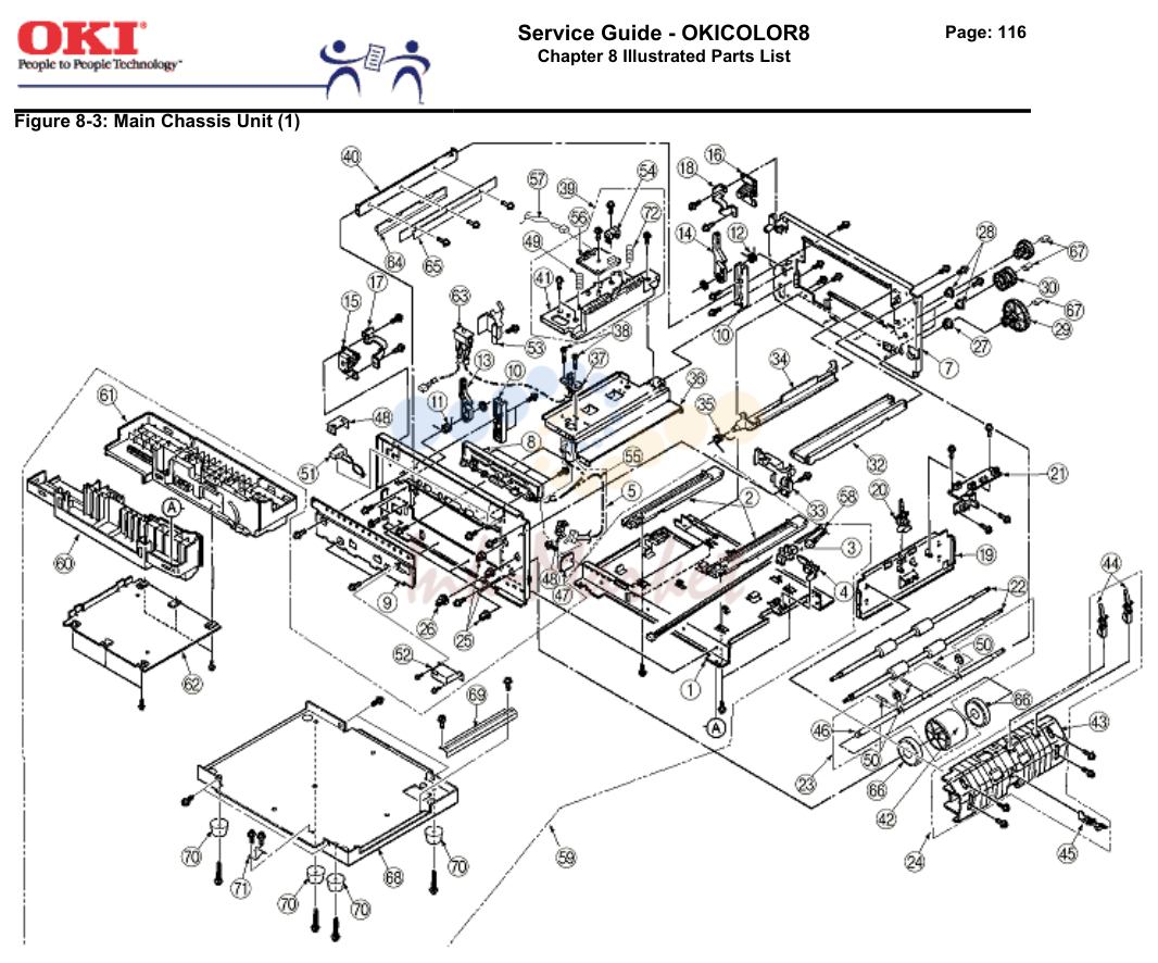 8. Service Guide - OKICOLOR8 Page: 116