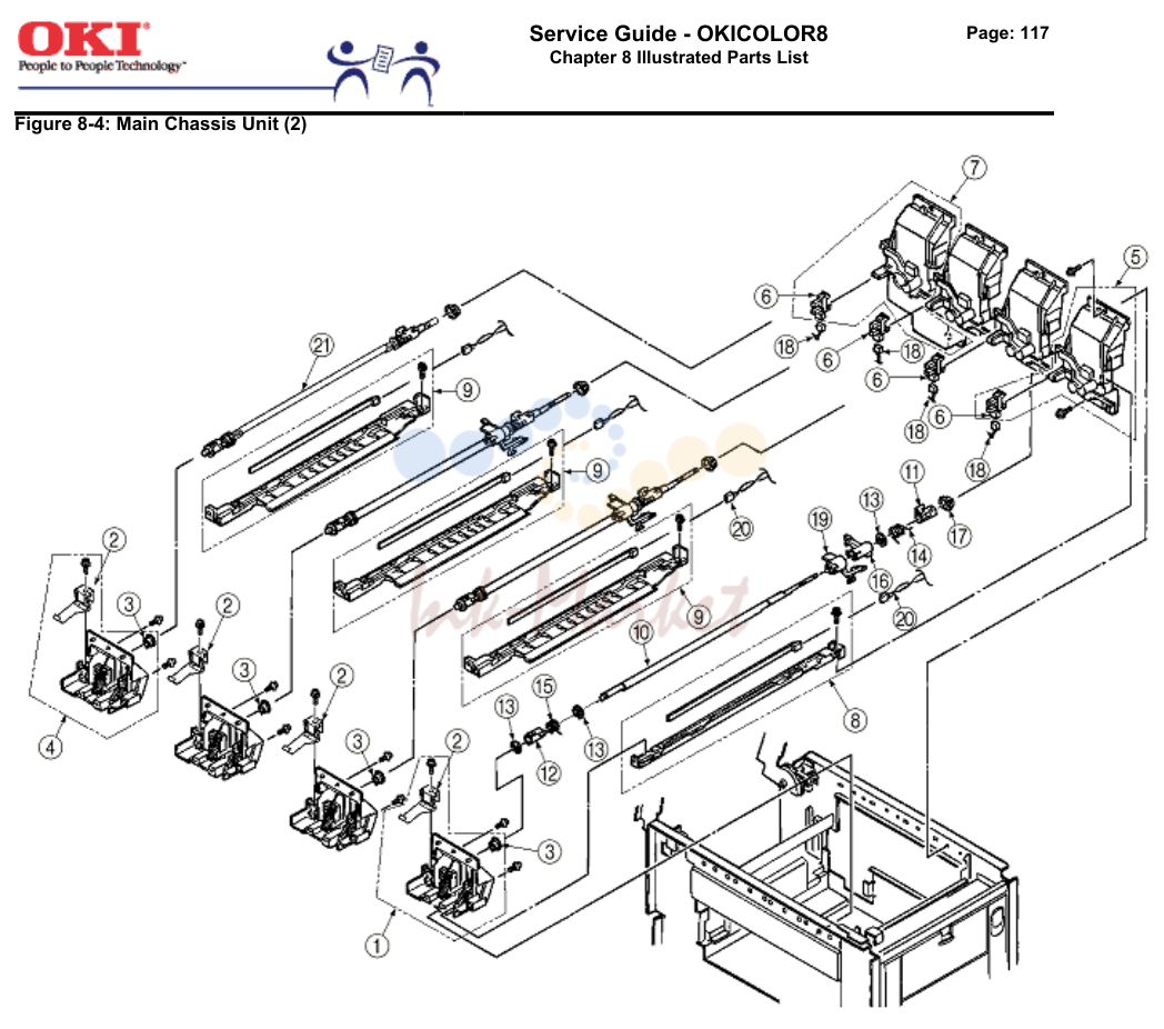 9. Service Guide - OKICOLOR8 Page: 117