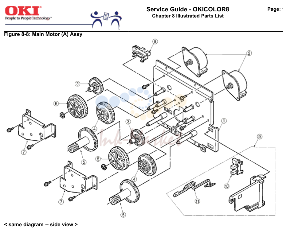 12. Service Guide - OKICOLOR8 Page: 121