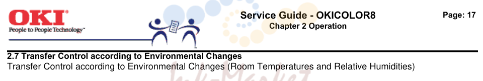 3. Service Guide - OKICOLOR8 Page: 17