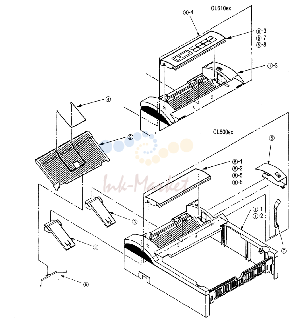 2. Table 8-2 Upper Cover Unit