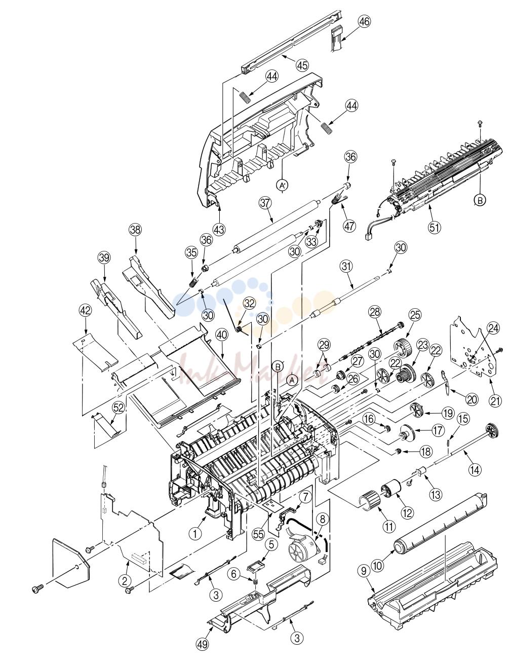 2. Figure 8-2 Base Frame Unit