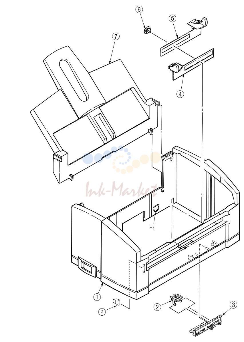 2. COVER ASSY UPPER
