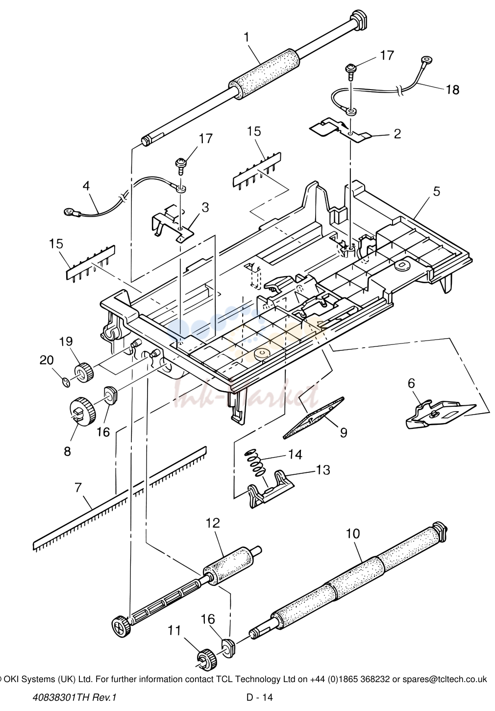 6. SECTION 6 PAPER GUIDE U ASSEMBLY