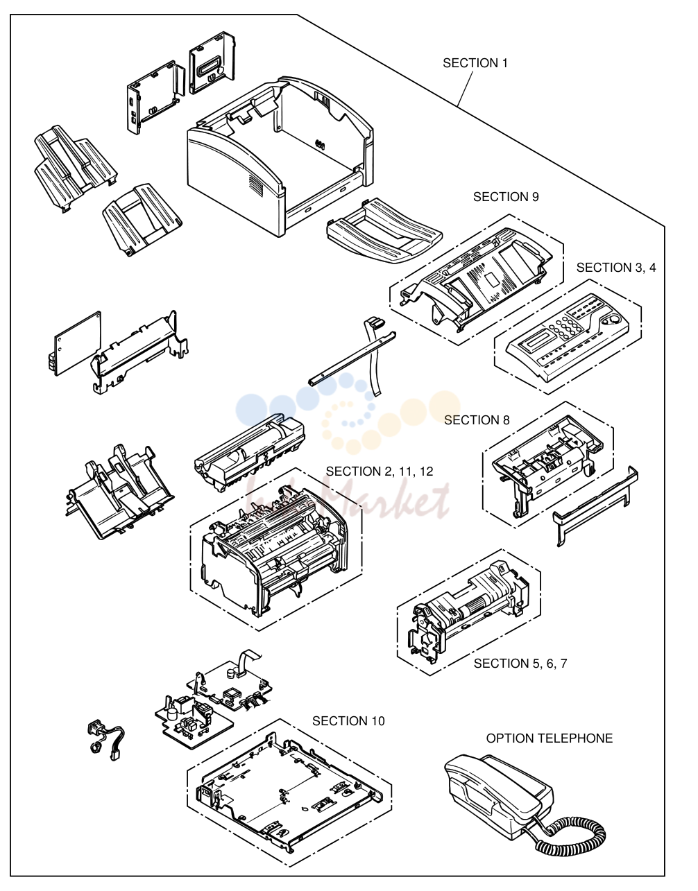 1. OKIOFFICE44/OKIFAX 4100