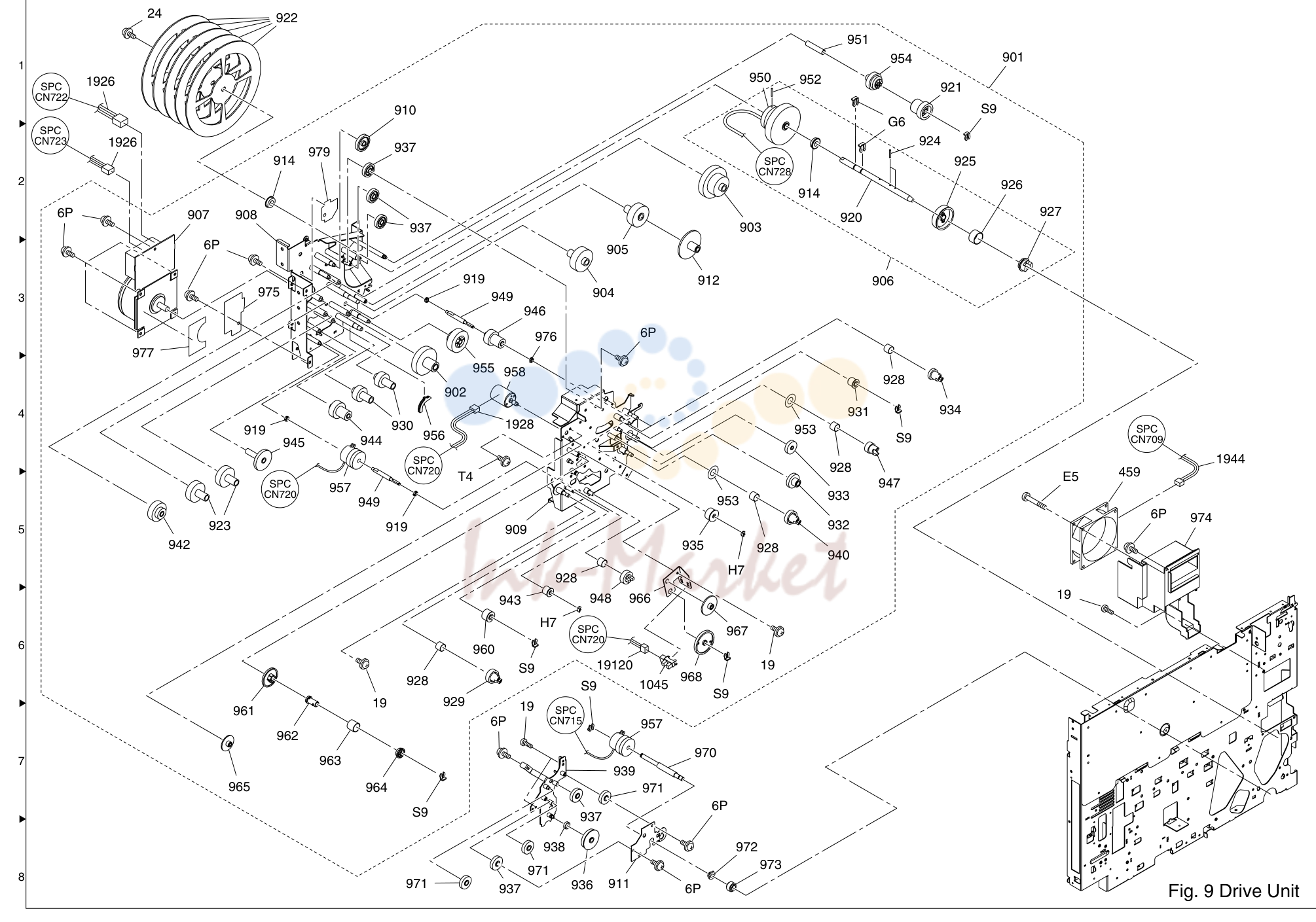 10. 971 937 936 911 6P Fig. 9 Drive Unit