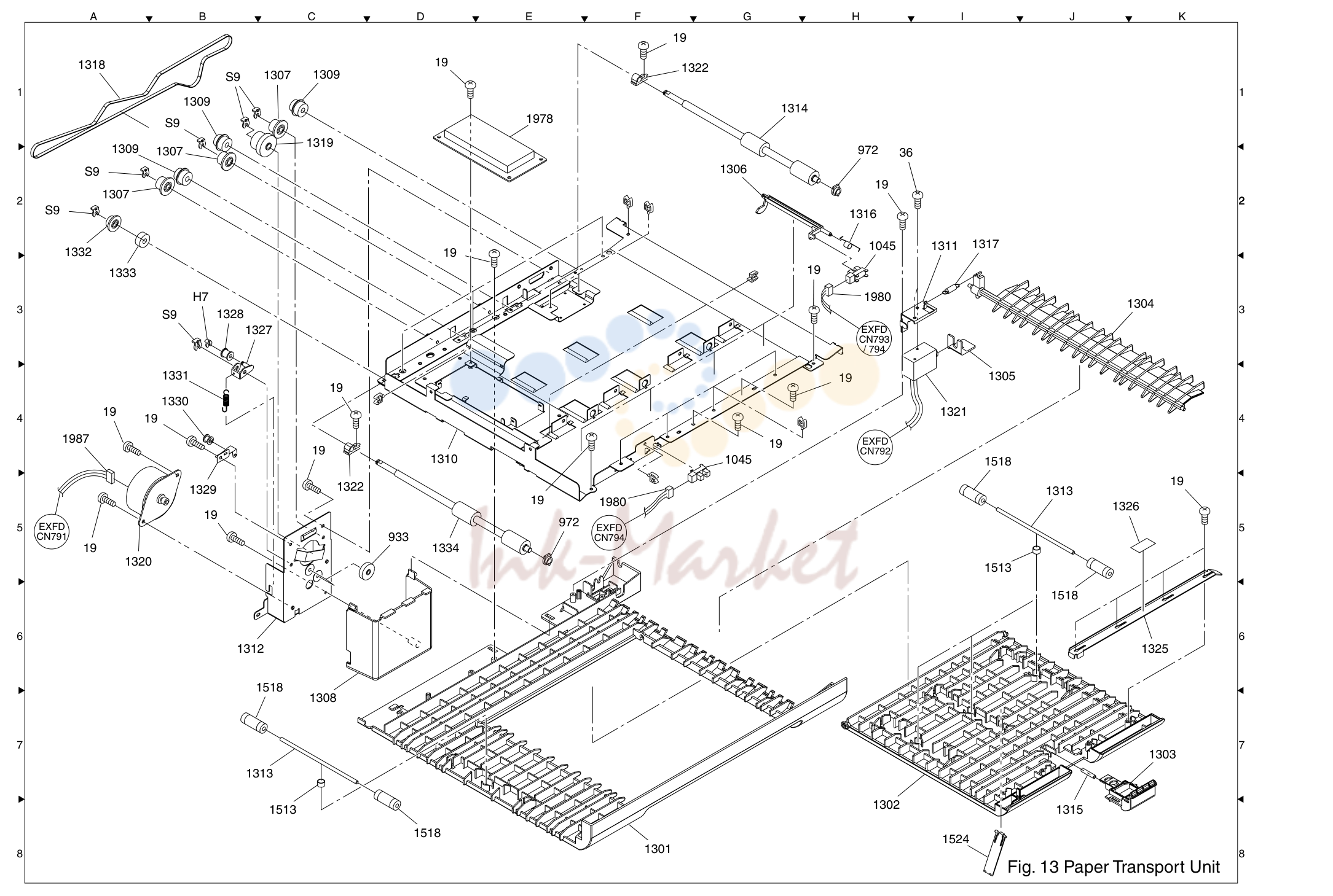 14. Paper Transport Unit