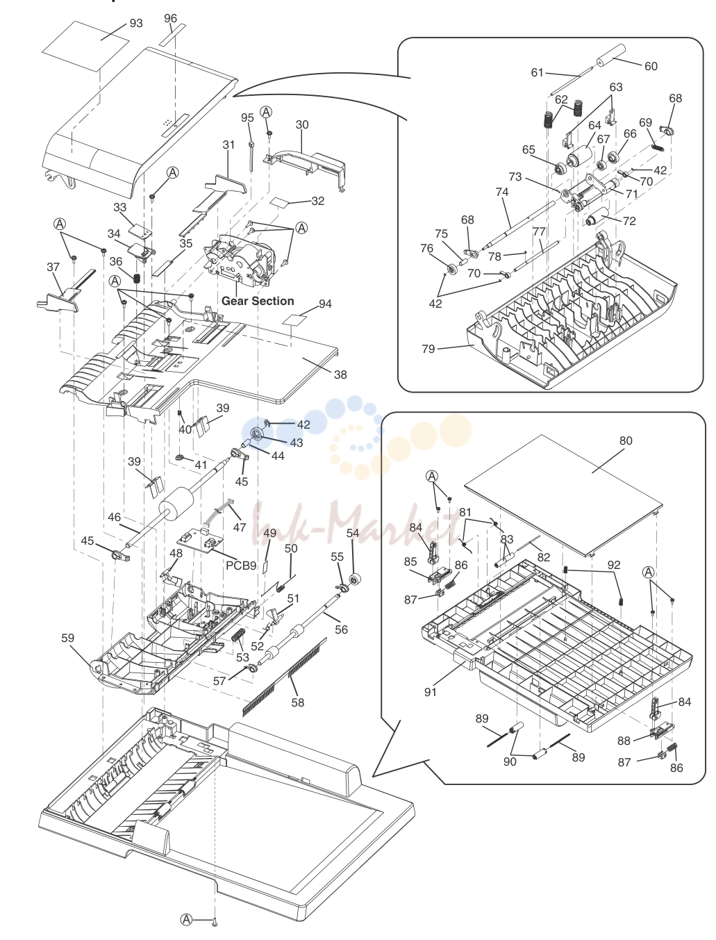 2. 1.2. ADF Section (KX-MB2061 Only)
