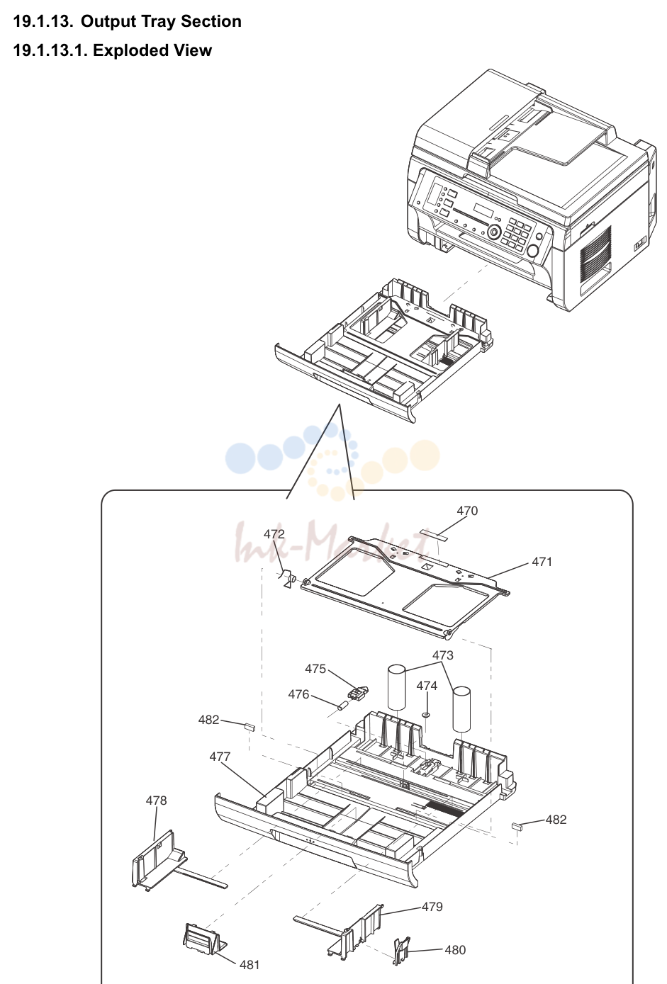 12. 1.13. Output Tray Section