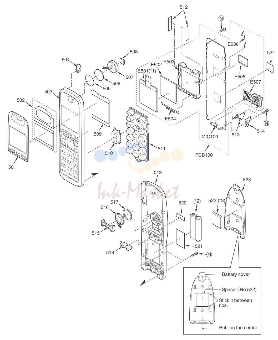 13. 1.14. Cordless Handset Section