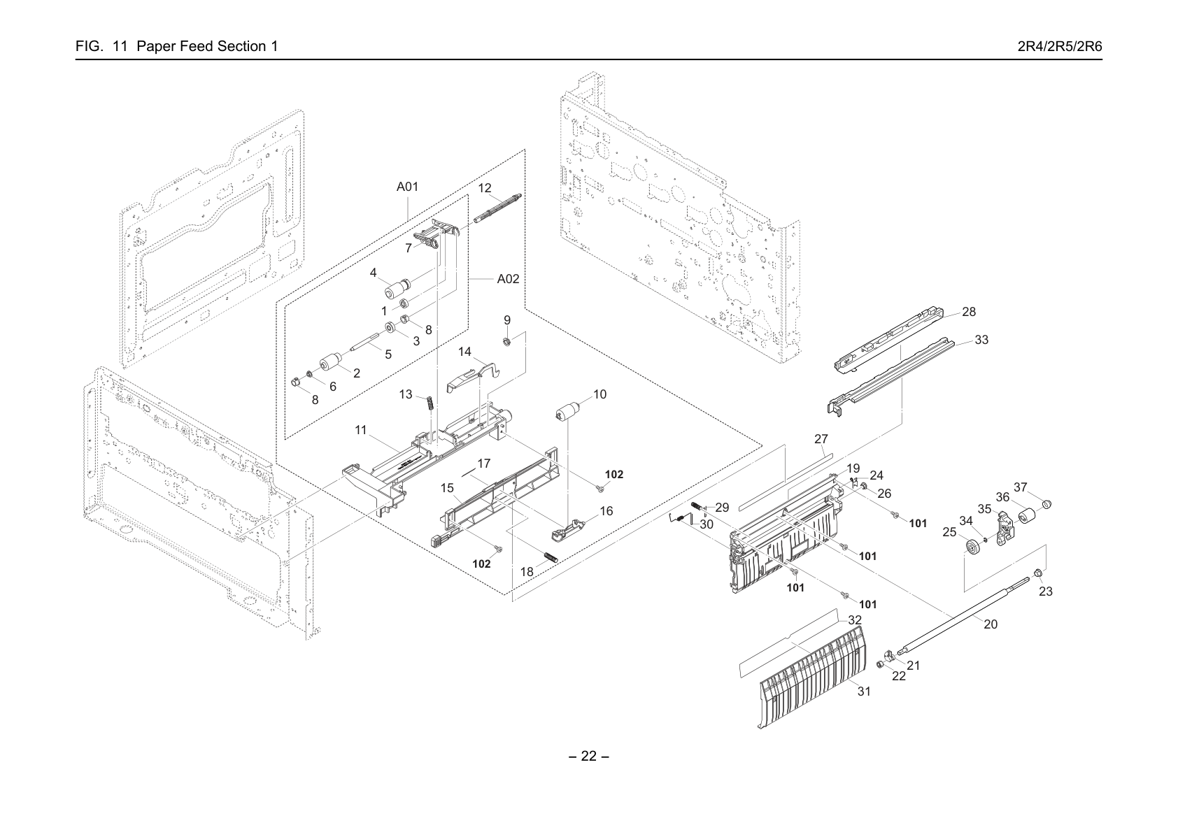 Paper Feed Section 1
