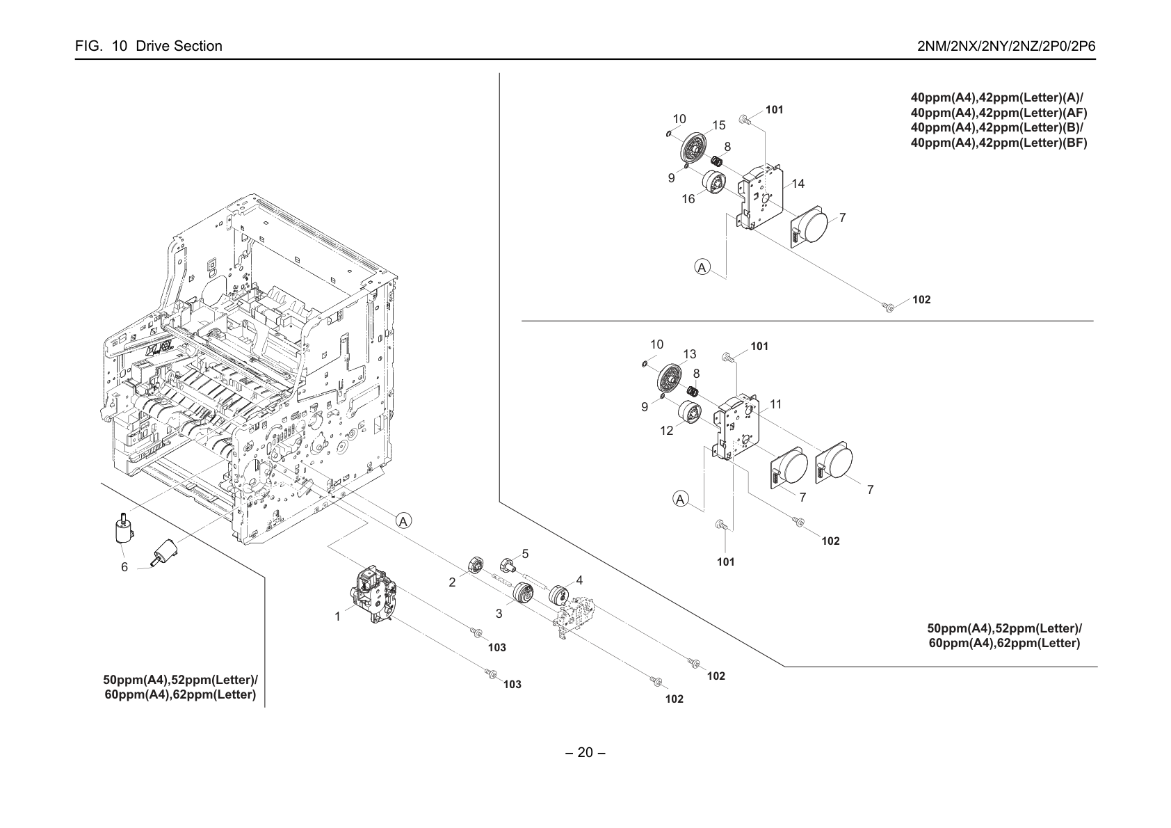 10. Drive Section