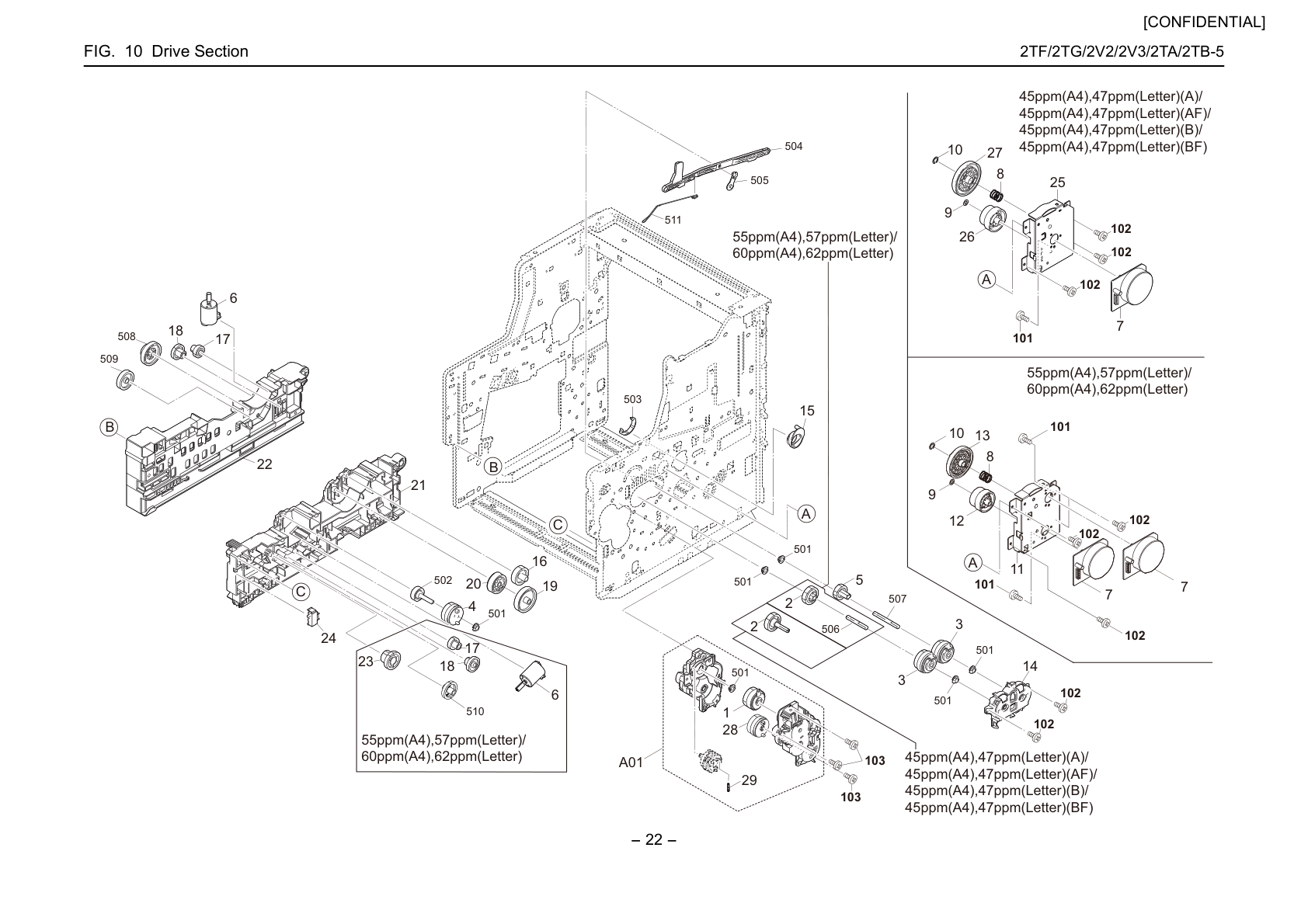 Drive Section
