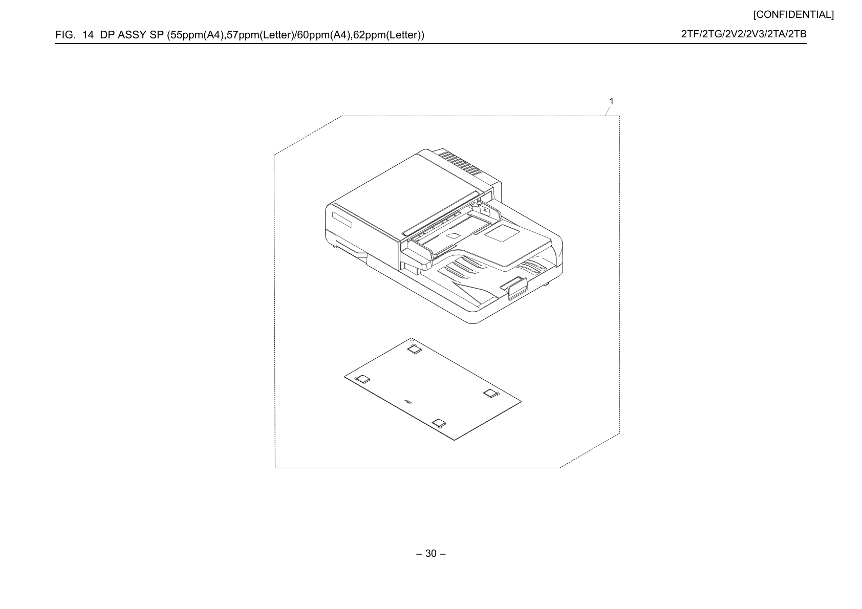 DP ASSY SP (55ppm(A4),57ppm(Letter) /60ppm(A4),62ppm( Letter))