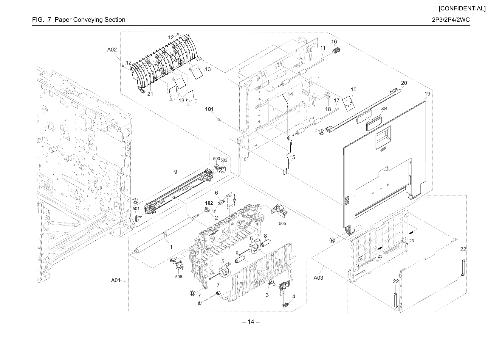 Paper Conveying Section