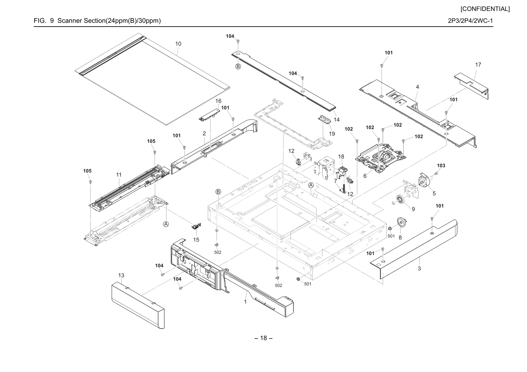 Scanner Section(24ppm(B)/30ppm)