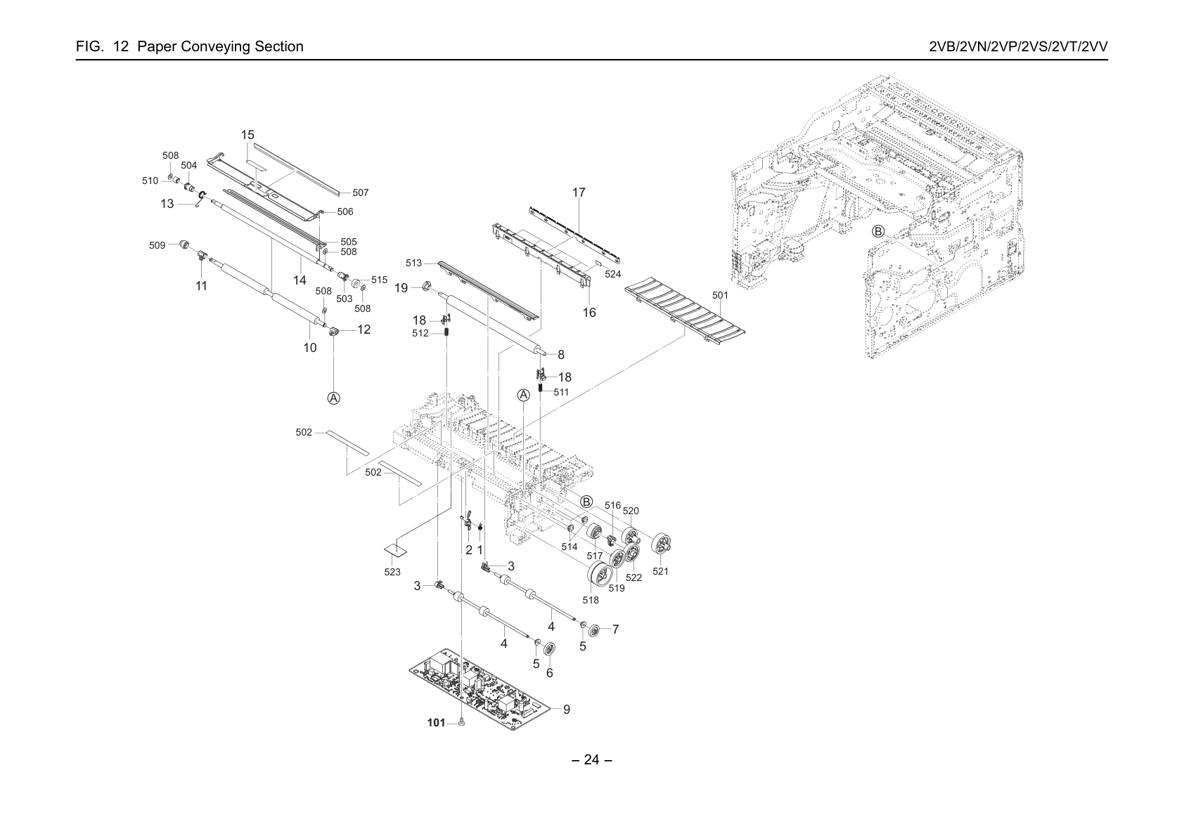 Paper Conveying Section