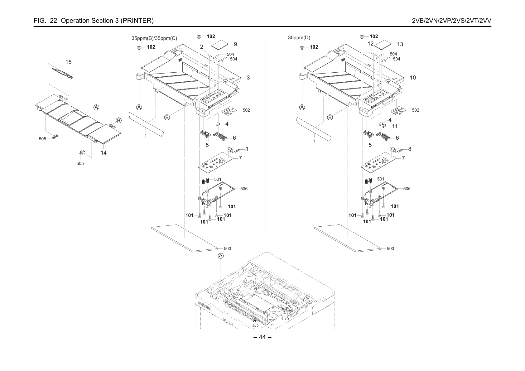Operation Section 3 (PRINTER)