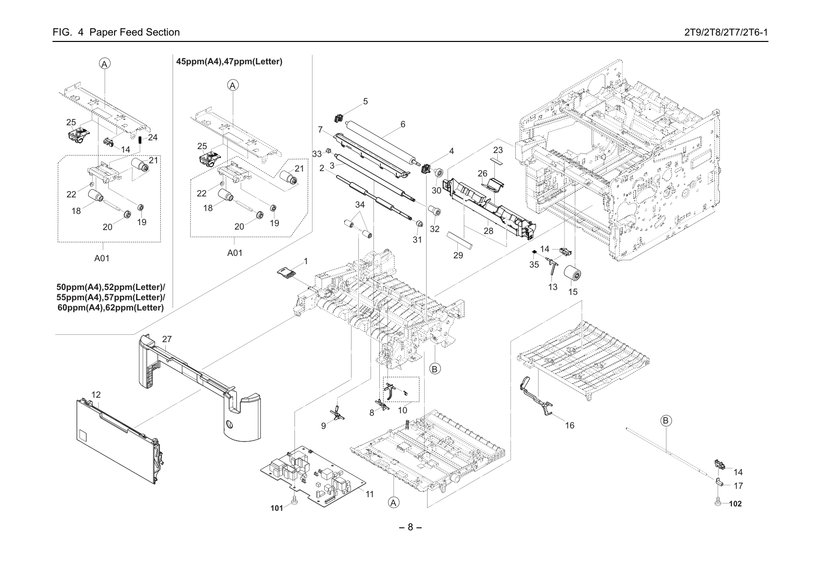 Paper Feed Section