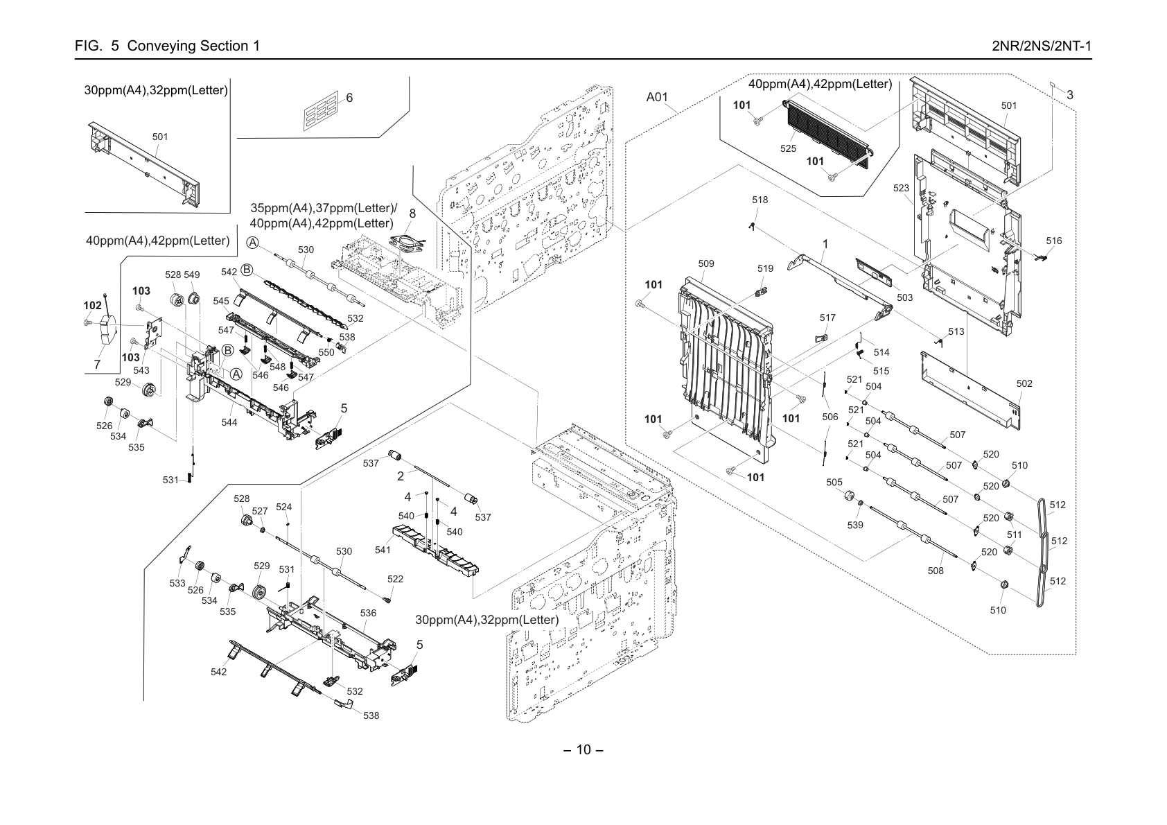 Conveying Section 1