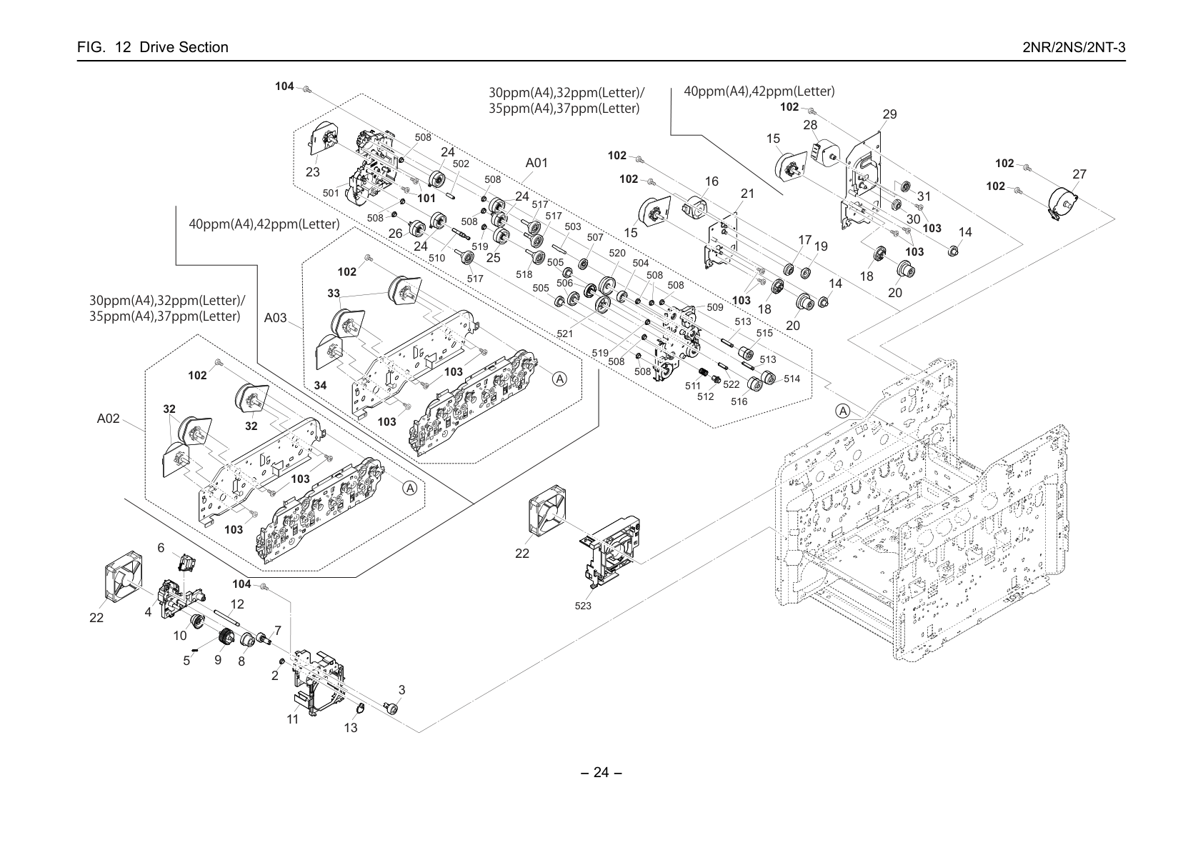 Drive Section