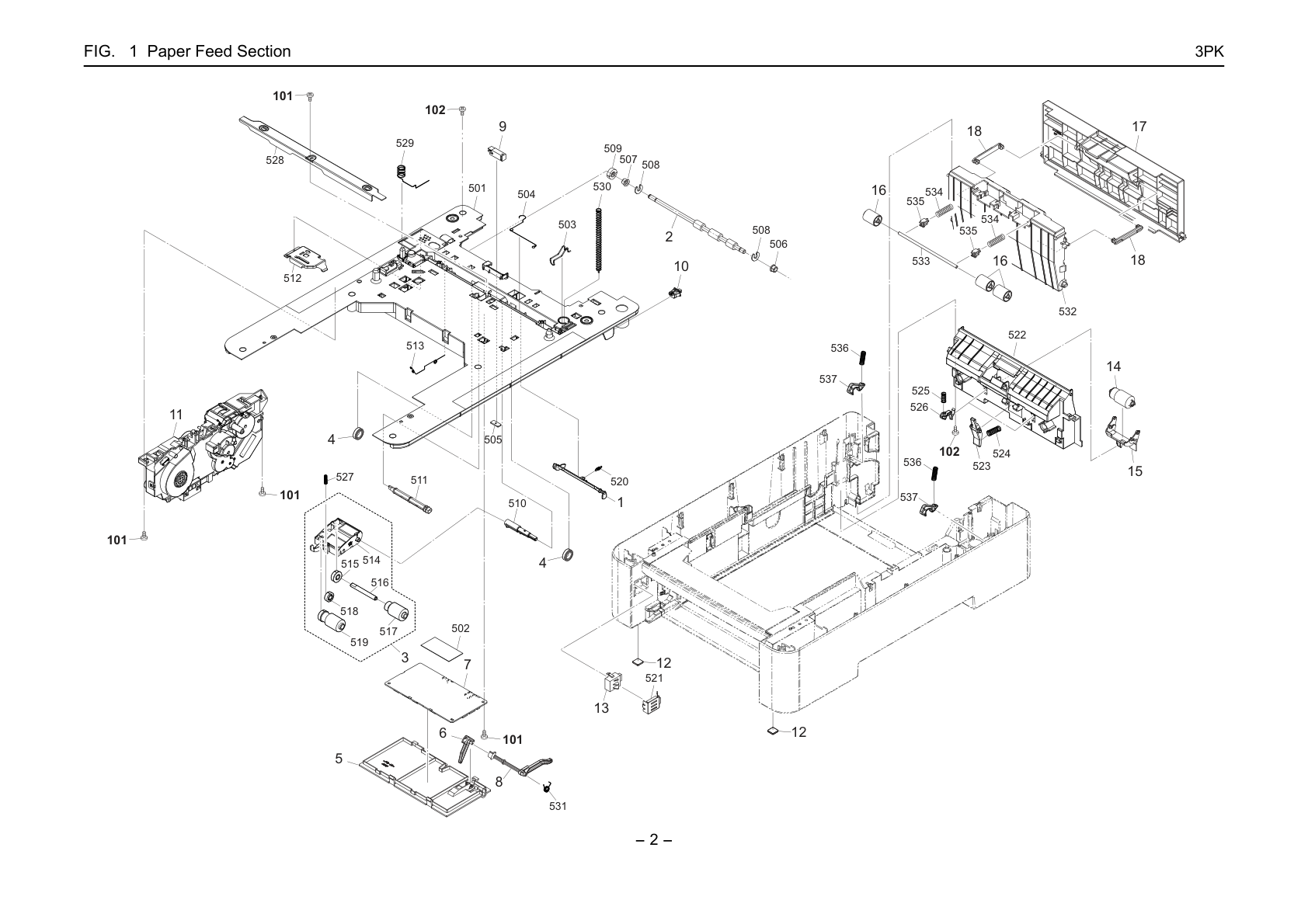 Paper Feed Section