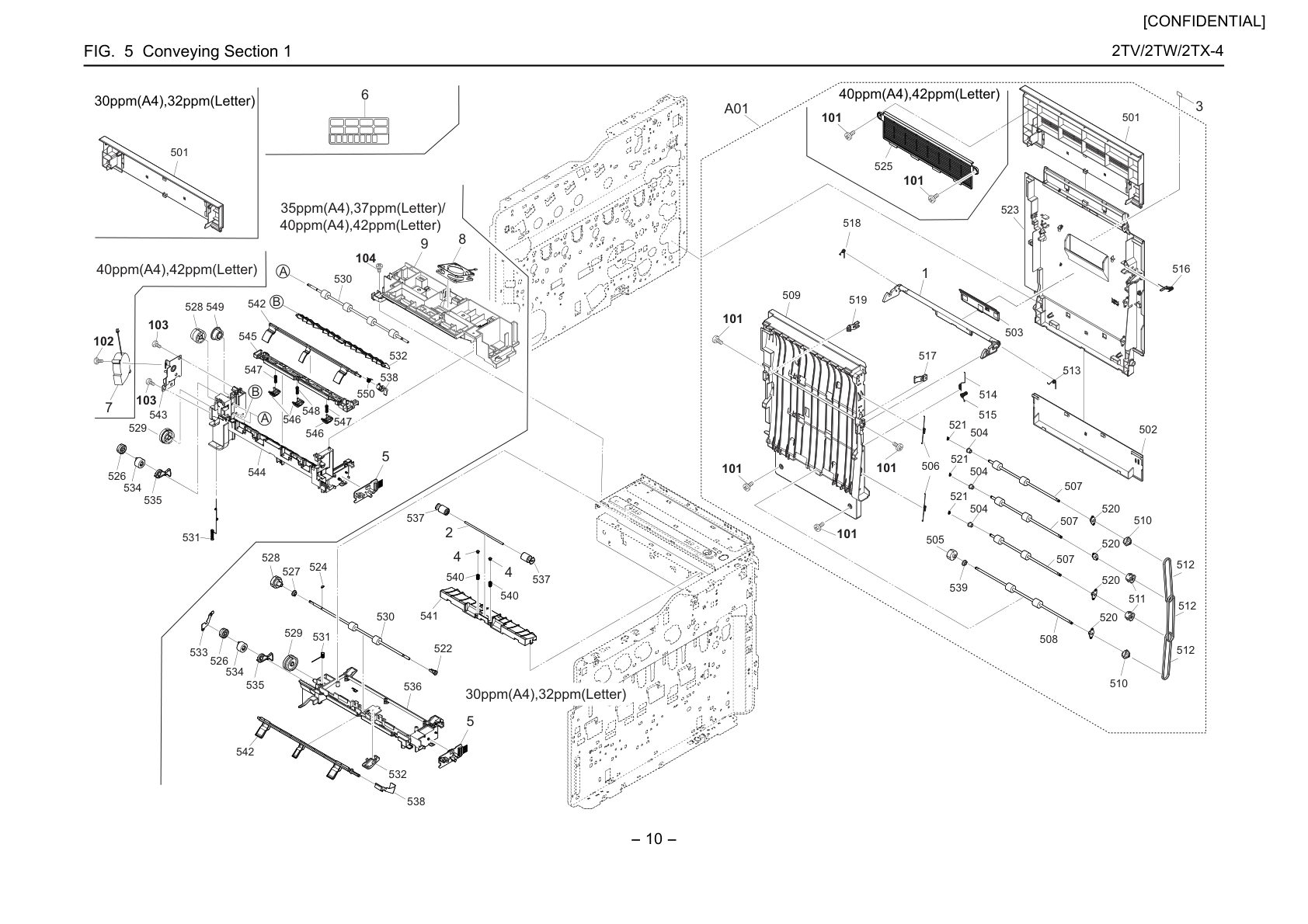 Conveying Section 1