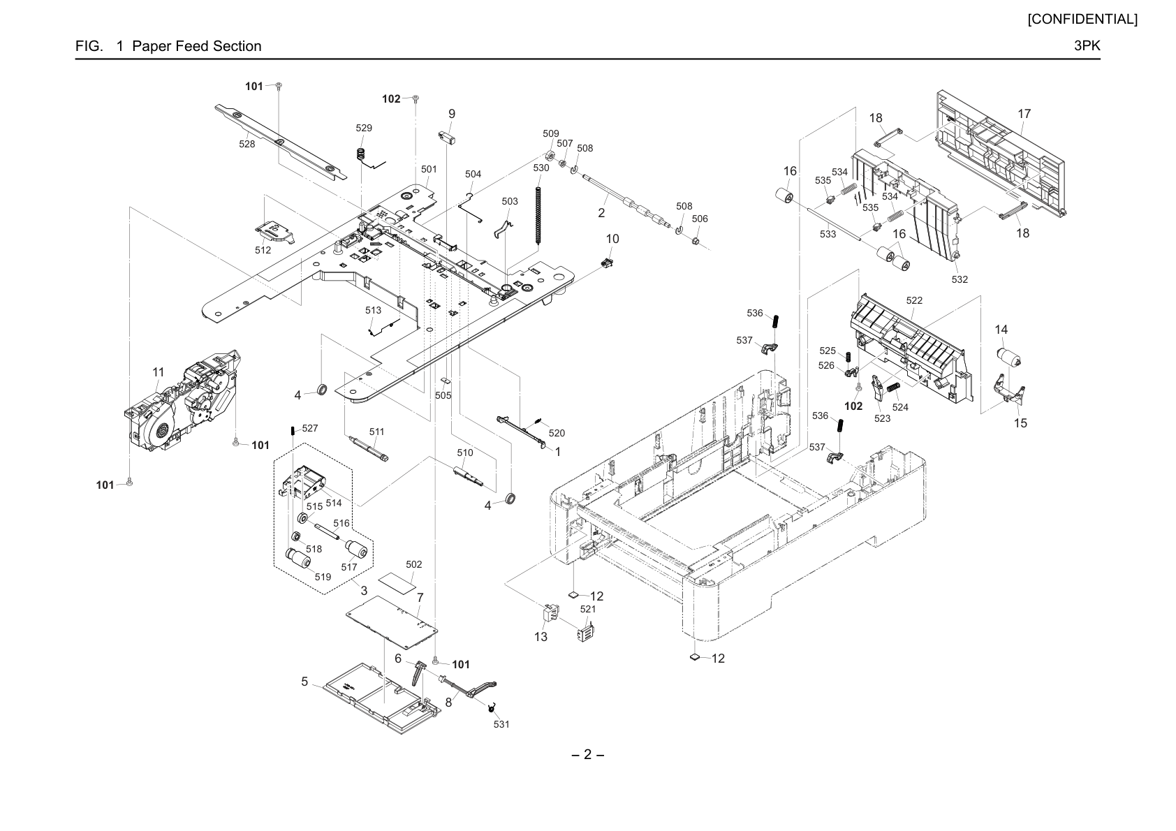 Paper Feed Section