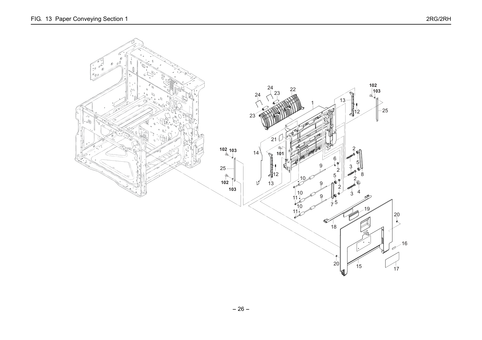 Paper Conveying Section 1