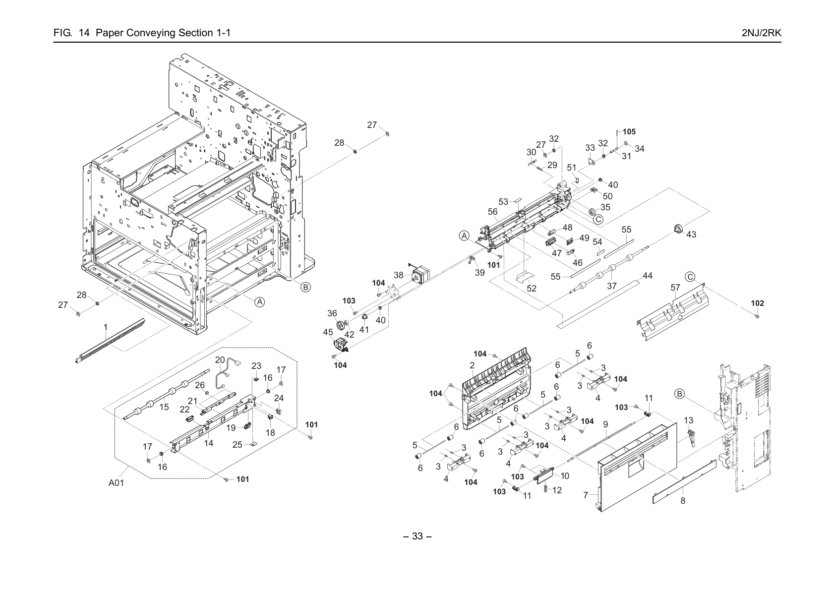 Paper Conveying Section 1-1