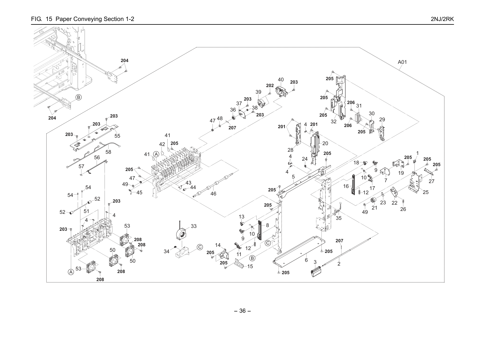 Paper Conveying Section 1-2