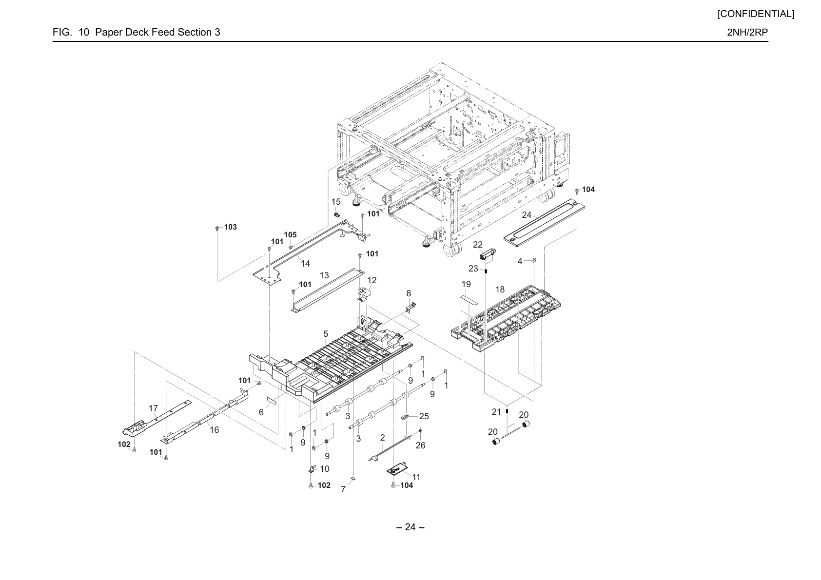 Paper Deck Feed Section 3
