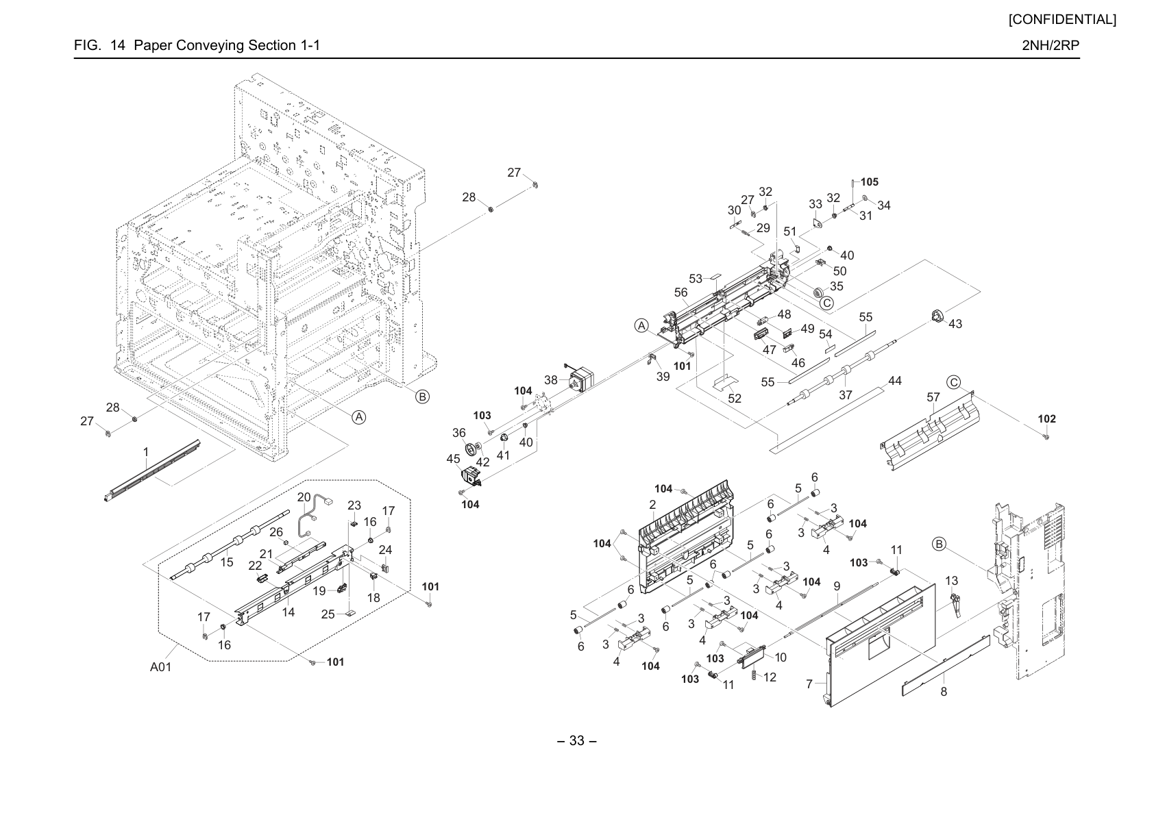 Paper Conveying Section 1-1