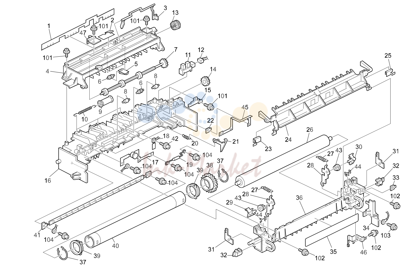 15. FUSING UNIT (B044/B045/B046/B049)