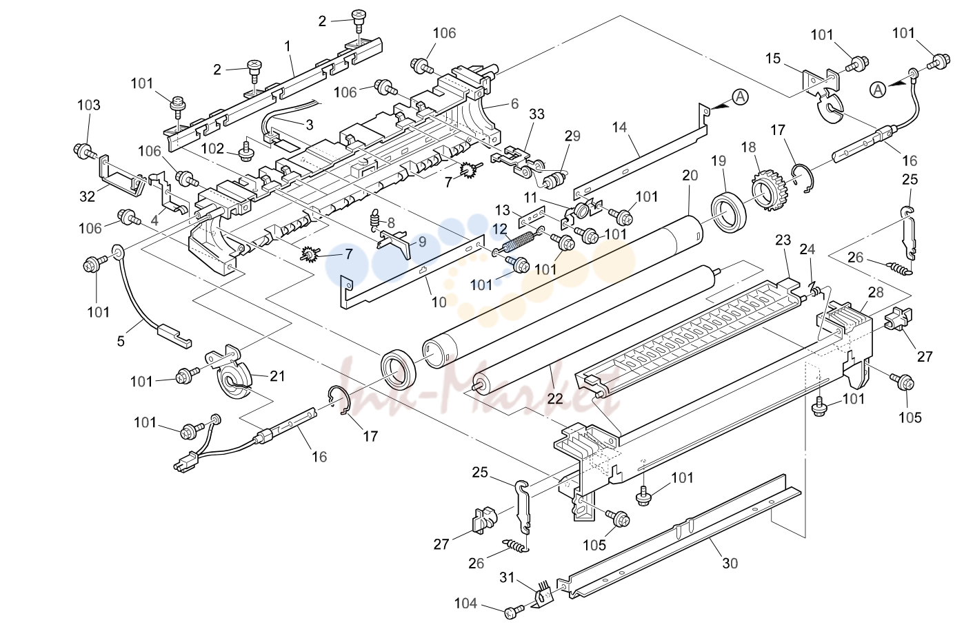17. FUSING UNIT (B039/B040/B043)
