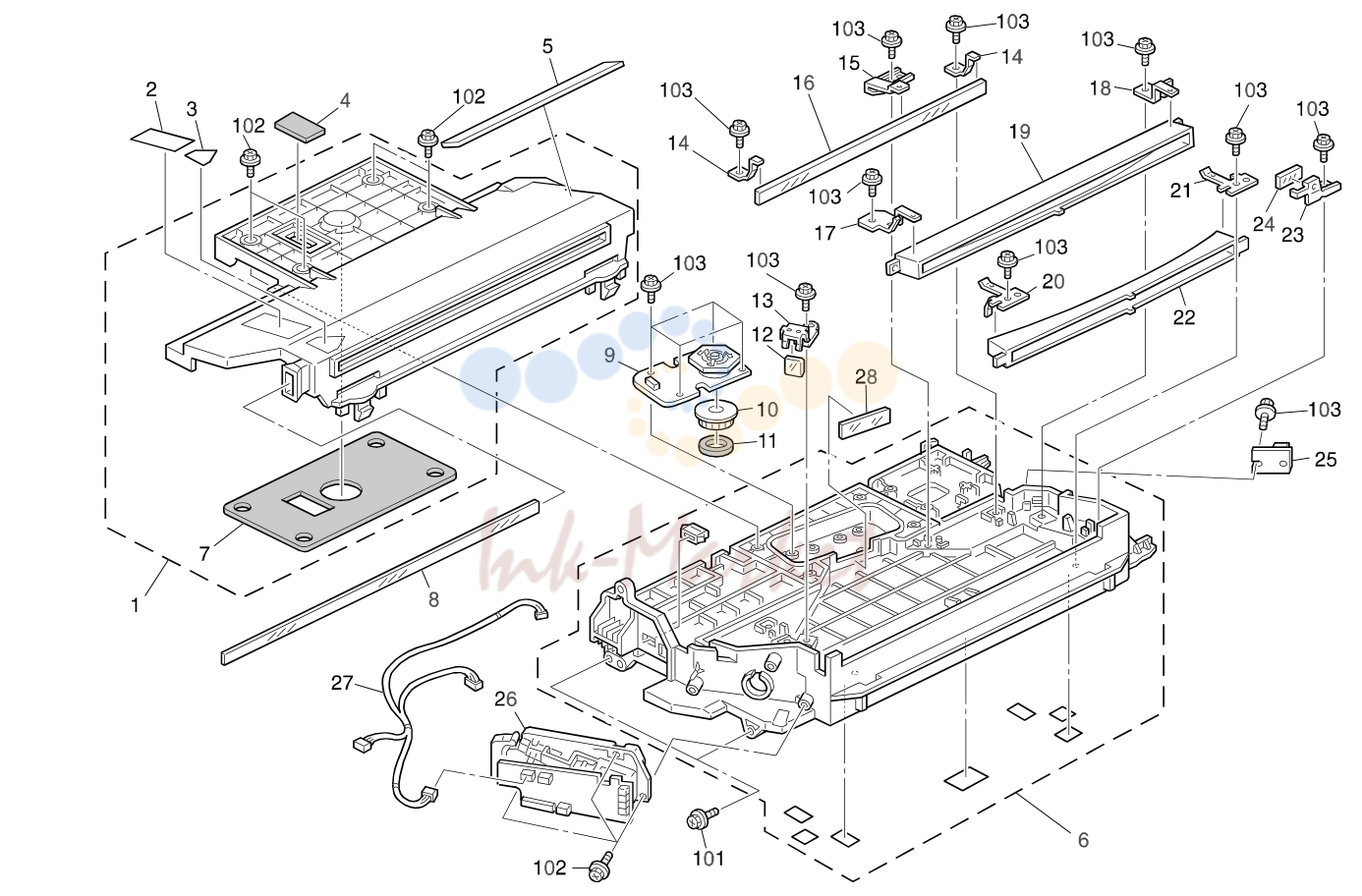 8. LASER UNIT (B003/B004/B006/B007)